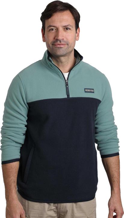 Produktbild Weird Fish Tristan FleeceOberteil mit kurzem Reissverschluss (3XL)