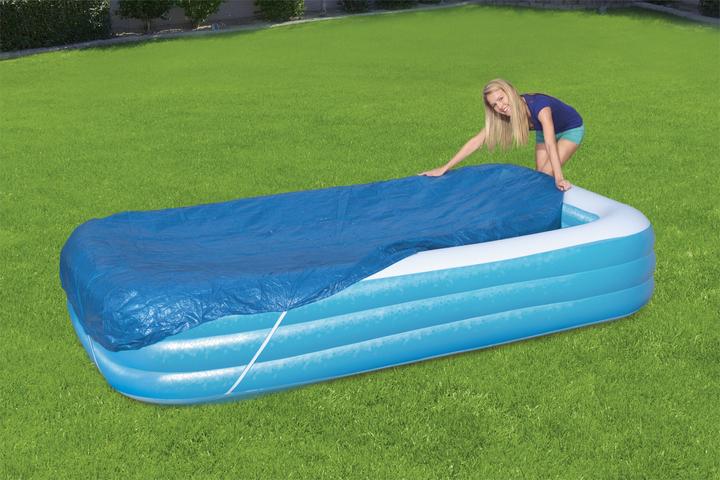 Image du produit Bestway Bâche de piscine rectangulaire pour piscines familiales gonflables de 3,05 m x 1,83 m