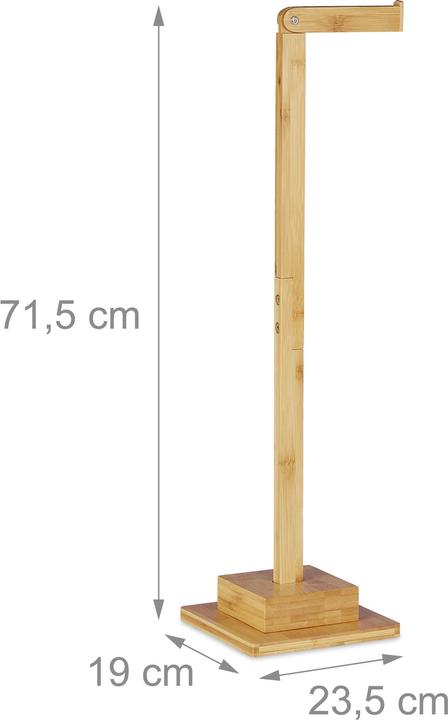 Actual product image Relaxdays Toilet paper holder standing