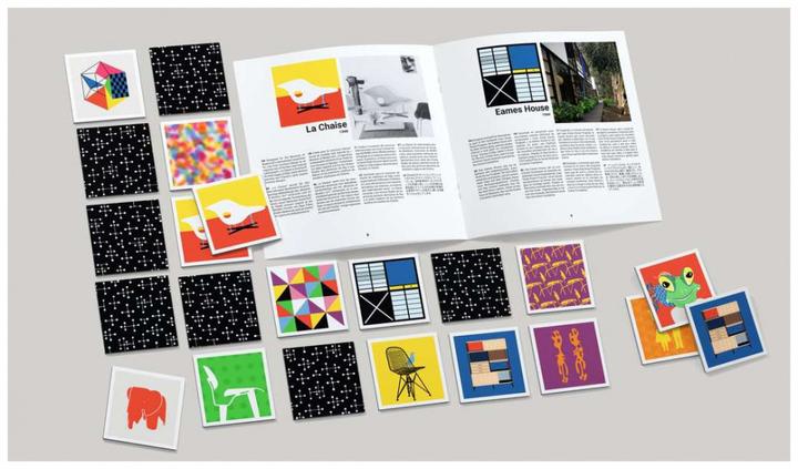 Actual product image Ravensburger Collector's memory EAMES (German, Spanish, French, Dutch, Italian, Portuguese, English)