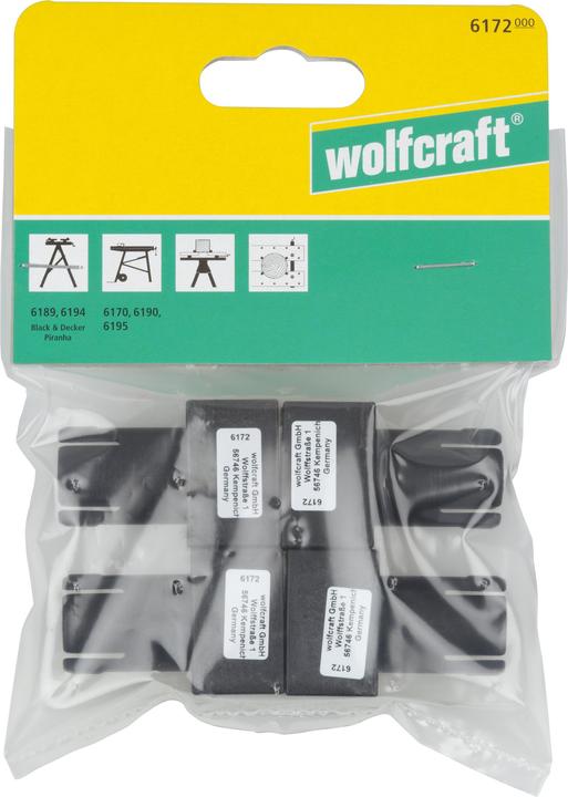Produktbild wolfcraft wolfcraft 4 Spannbacken für Spann- u. Werktische (20 mm)