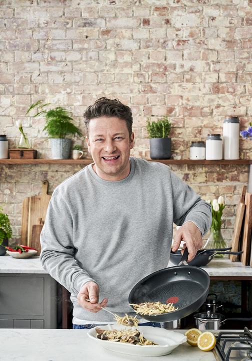 Productafbeelding Tefal Jamie Oliver - Snel & Makkelijk HA Koekenpan 24 cm (H9130444) (24 cm, Steelpan, Aluminium)