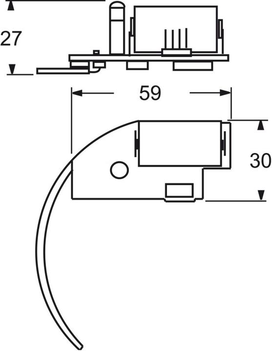 Actual product image Busch-Jaeger Alarm module RF for smoke detector 6833/01-84