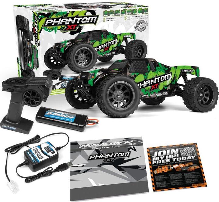 Image du produit Maverick Phantom XT 1:10 RTR Truggy (RTR Prêt à fonctionner)