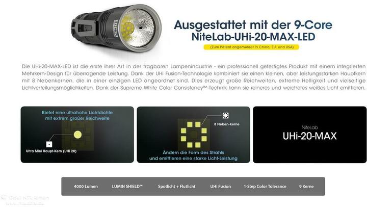 Immagine prodotto Nitecore EDC33 (11.60 cm, 4000 lm)
