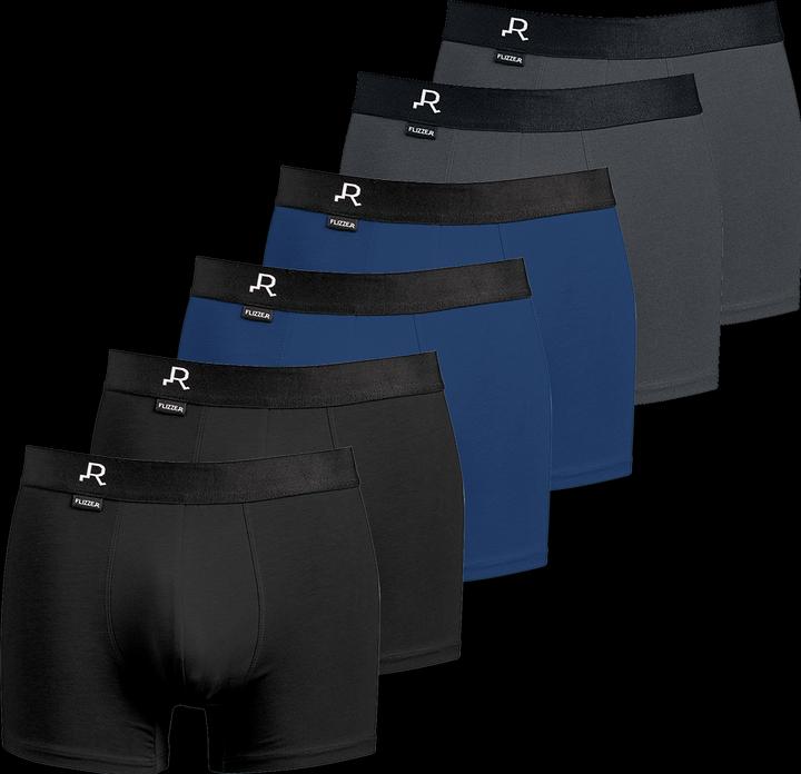 Flizzer 6-pack, Trunk Mix, black, blue, dark blue