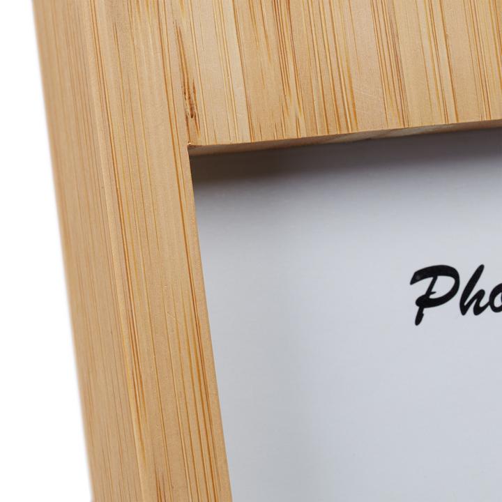 Actual product image Relaxdays Bamboo Picture Frame (10 x 15 cm)