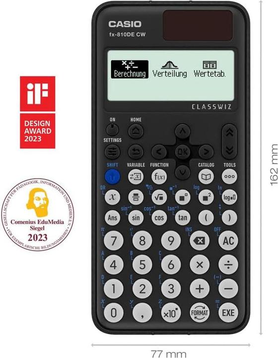 Image du produit Casio FX-810DE CW (Piles)
