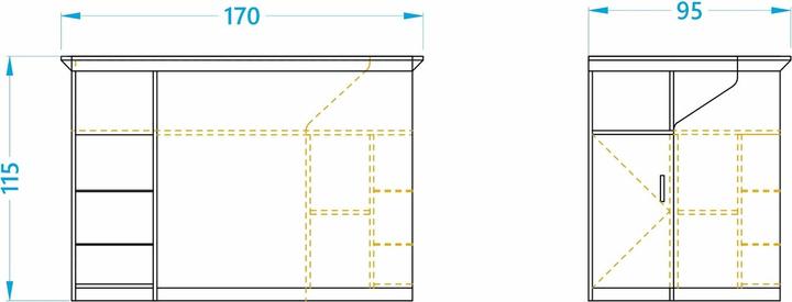 Immagine prodotto Alpeda Golden Desk