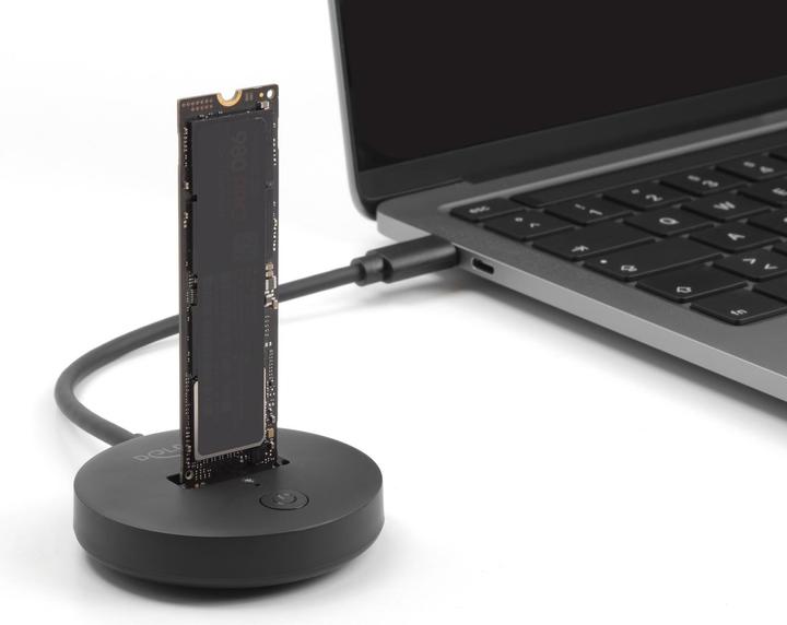 Actual product image Delock M.2 docking station for M.2 NVMe / SATA SSD with USB 10