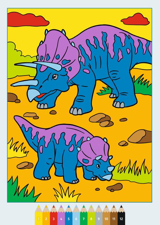 Produktbild Ravensburger CreArt Malen nach Zahlen ab 5: Dinosaurier