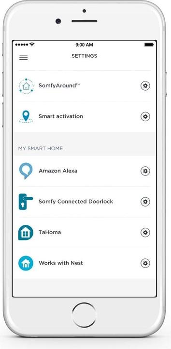 Actual product image somfy ONE+ alarm centre