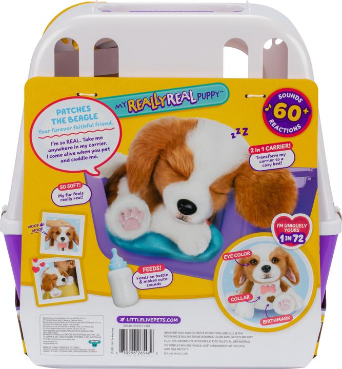 Actual product image Little Live Pets My Really Real Puppy - Patches (16.50 cm)