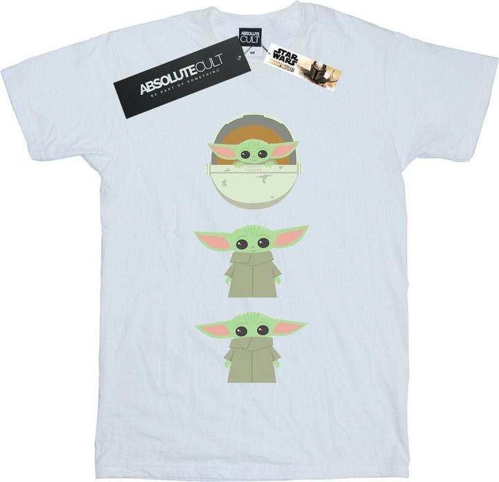 Actual product image Star Wars Mens The Mandalorian The Child Posing T-Shirt (4XL)