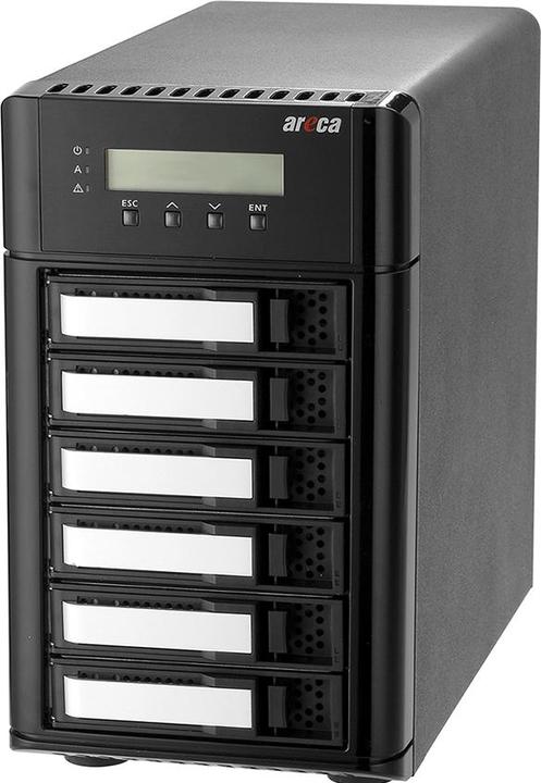Areca Storage Raid Thunderbolt 3 USB 3.2 Gen2 ARC-8050T3U-6 (6 x 2 TB)