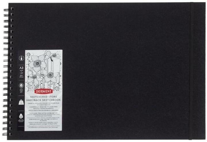 Actual product image Derwent Sketch & Store hardcover sketchbook, DIN A3, 56 sheets (A3, Hardcover)