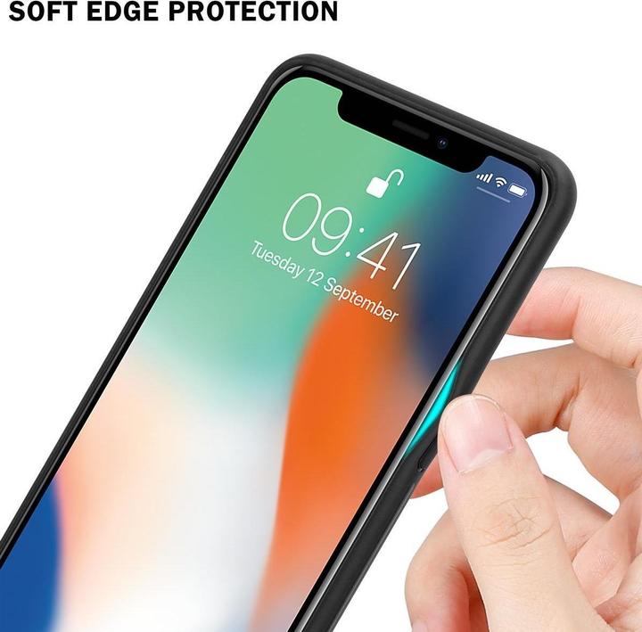 Image du produit Cadorabo TPU Couverture en verre rayé (Apple iPhone X)