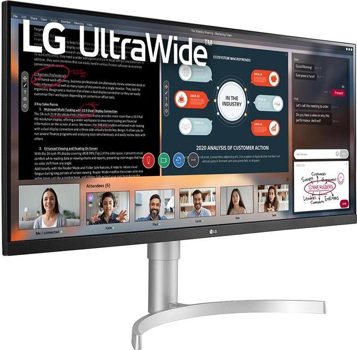 Actual product image LG 34WN650-W (2560 x 1080 pixels, 34")