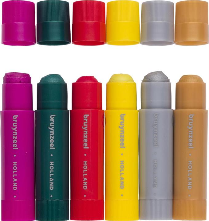Immagine prodotto Bruynzeel Gouache Sticks Metallic, 6 pezzi. (Multicolore, 6 x)
