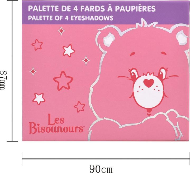 Image du produit Take Care Les Bisounours Palette d'ombres à paupières 4 couleurs