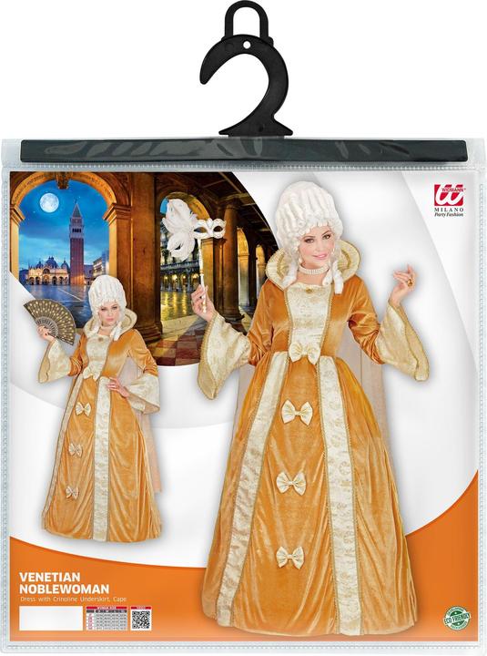 Actual product image Widmann Venetian noblewoman with dress with hooped petticoat, cape (L)