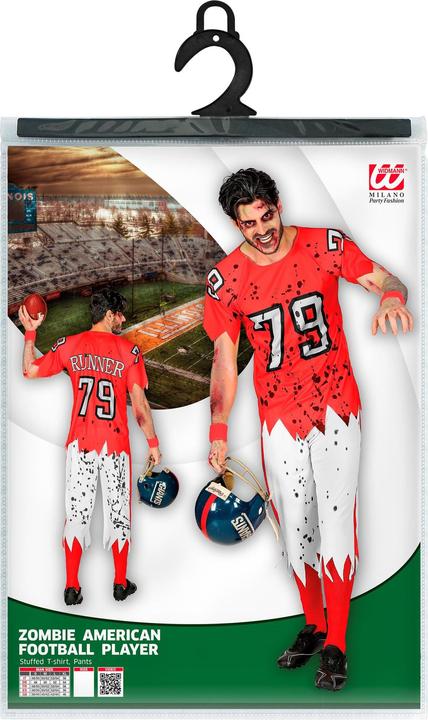 Actual product image Widmann Zombie American football player (L)