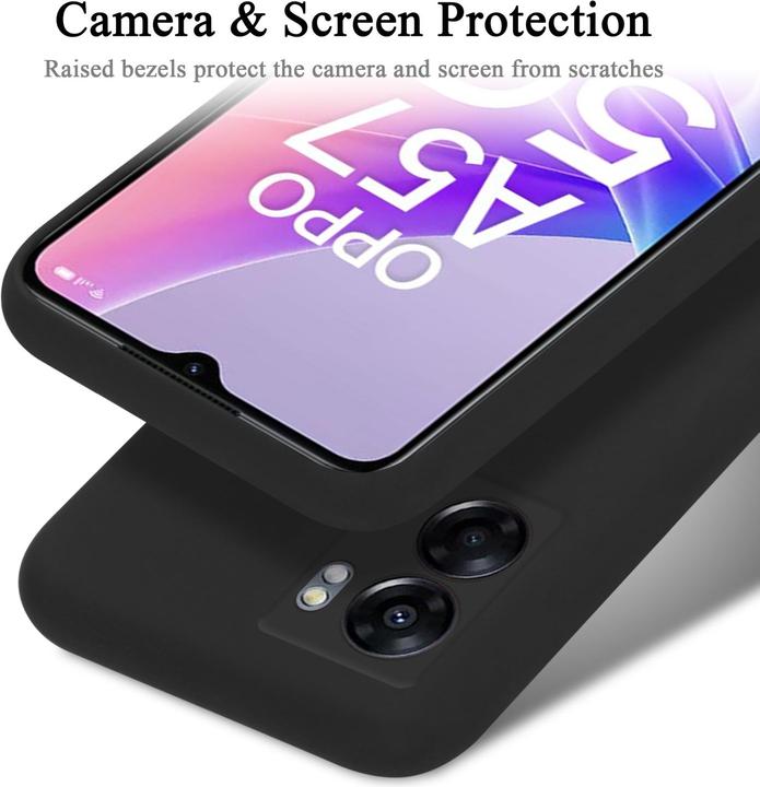 Produktbild Cadorabo TPU Liquid Silicone Case Hülle für Oppo A57 5G / A77 5G / Realme V23 (Realme V23 5G, Oppo A77 5G, Oppo A57 5G)