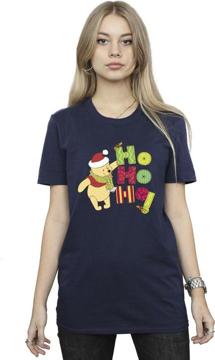 Image du produit Disney - T-shirt WINNIE THE POOH HO HO HO SCARF - Femme (S)