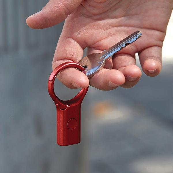 Produktbild Lexon Nomaday Brelok z latarką ciemnoczerwony/dark red LL136DR