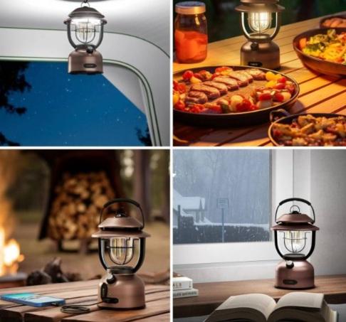 Immagine prodotto Lepro LED Retro Camping-Laterne mit Powerbank-Funktion
