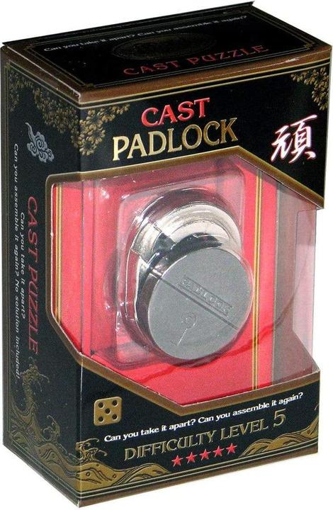 Actual product image Huzzle Cast Puzzle - Padlock***** (French)