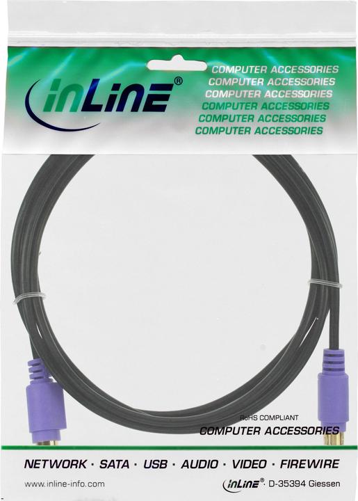 Produktbild InLine PS/2 Verlängerung (2 m, PS/2)