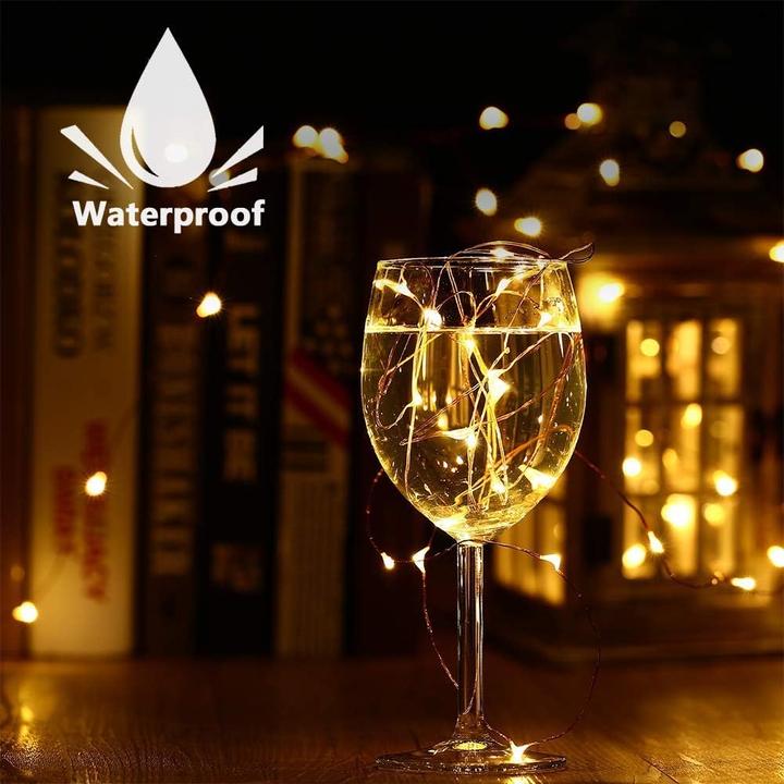 Actual product image Lumina Swiss LED Solar Light Chain Warm (14 m)
