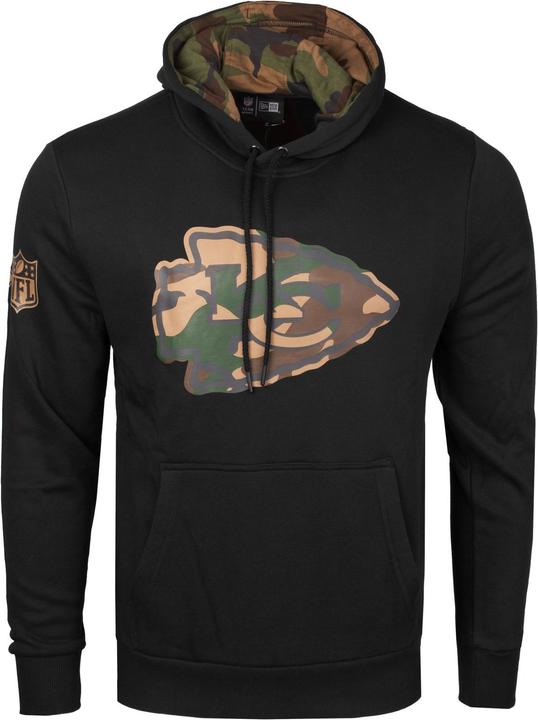 New Era Fleece Hoody - NFL Kansas City Chiefs schwarz - S (S)