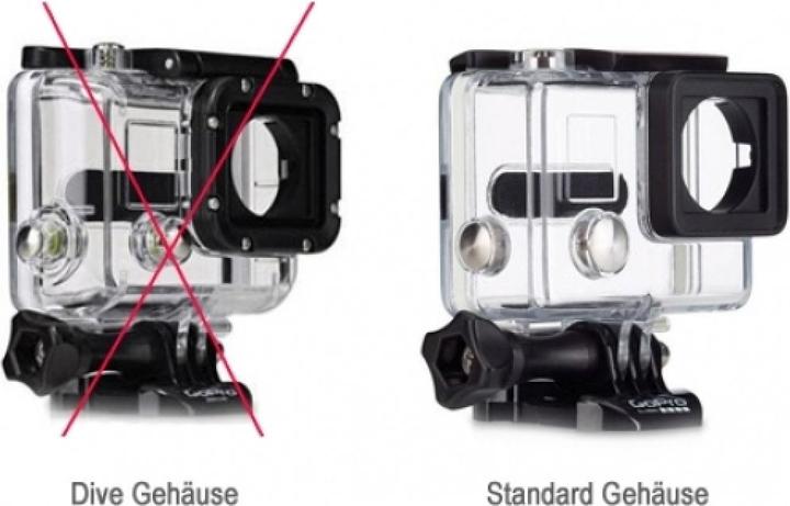 Produktbild PowerGuard GoPro Filter grau für GoPro Hero 3+ und Hero 4 mit Standardgehäuse (4)