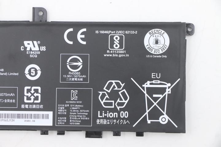 Actual product image Lenovo Internal, 4c, 80.4Wh, LiIon (4 Cells, 5235 mAh)