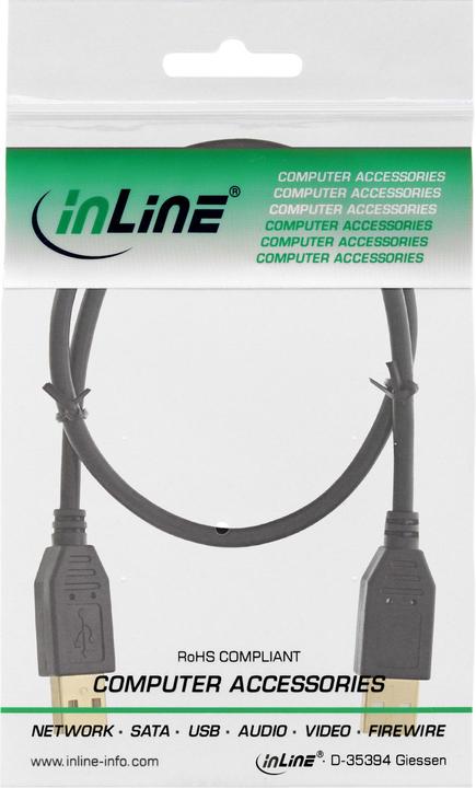 Produktbild InLine USB 2.0 Kabel (2 m, USB 2.0)