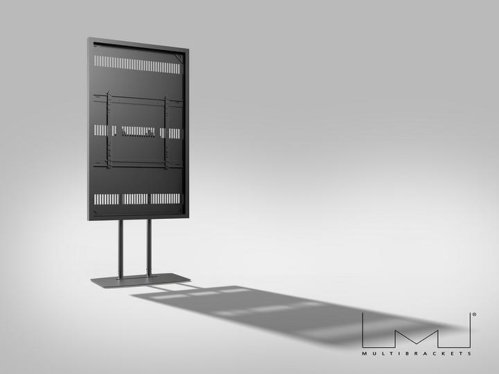 Image du produit Multibrackets Stele ohne Monitor, Portrait, schwarz, 75"/9284