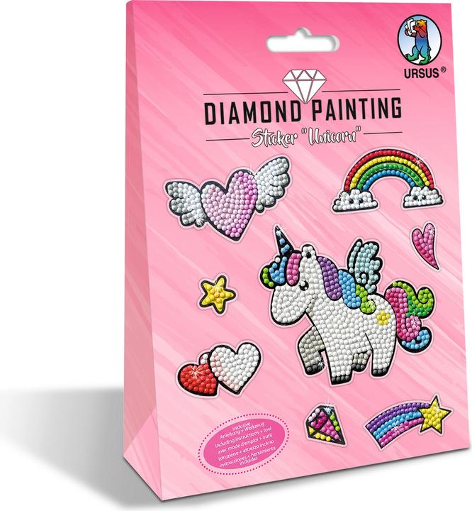 Ursus Motivsticker Diamond Painting Unicorn