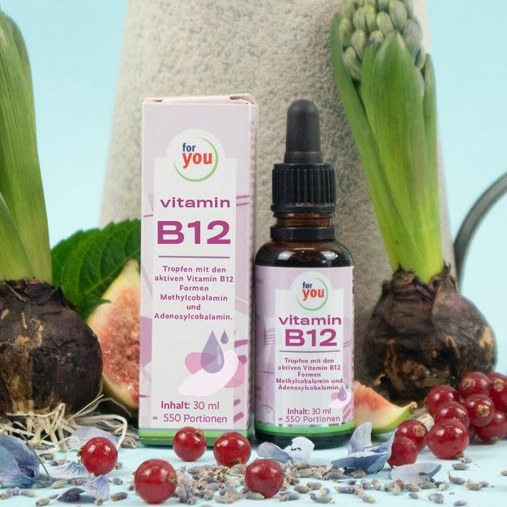 Actual product image For You Vitamin B12 liquid (1 Piece, Liquid)