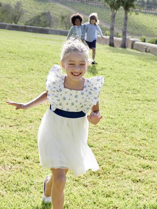 Produktbild Vertbaudet Festliches Mädchen Kleid mit Volants (158)