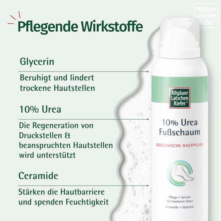 Produktbild Dr. Theiss ALLGÄUER LATSCHENKIEFER 10% Urea Fussschaum, 150 ml Schaum (Fussbad, 150 ml)