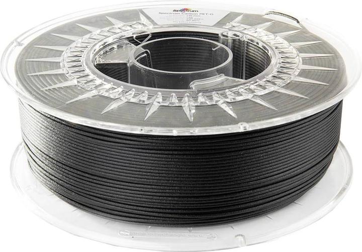 Actual product image Filament PET-G Carbon 1.75 mm 1 kg (PETG, 1.75 mm, 1000 g, Black)