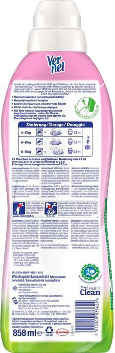 Actual product image Vernel Wildrose (39 Washing cycles, Liquid)