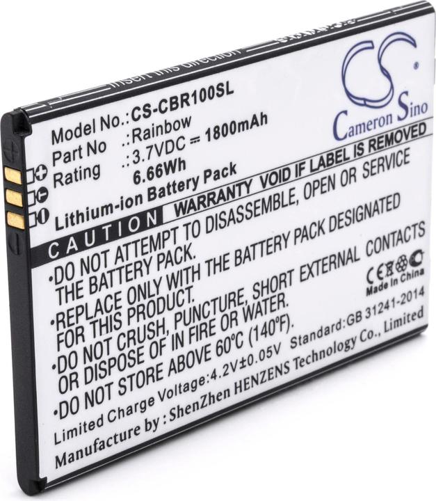 Produktbild XCell Li-Ion-Akku - 1800mAh (3.7V) für Handy, Smartphone, Telefon wie Cubot Rainbow (Akku, Rainbow)
