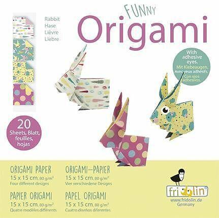 Image du produit Fridolin Funny Origami 15x15: Hasen