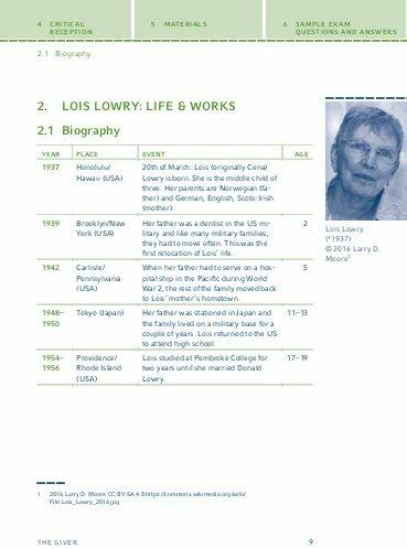 Produktbild The Giver von Lois Lowry (Deutsch, Englisch, Lois Lowry, 2019)