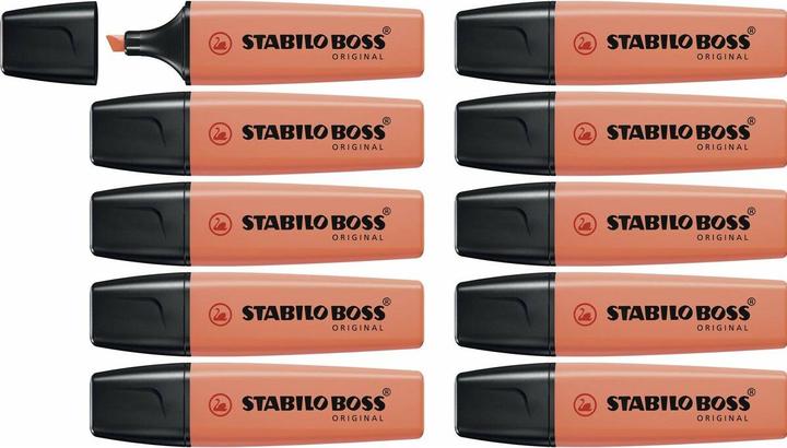 Produktbild STABILO Leuchtmarker Boss Original (Koralle, 5 mm, 10 x)