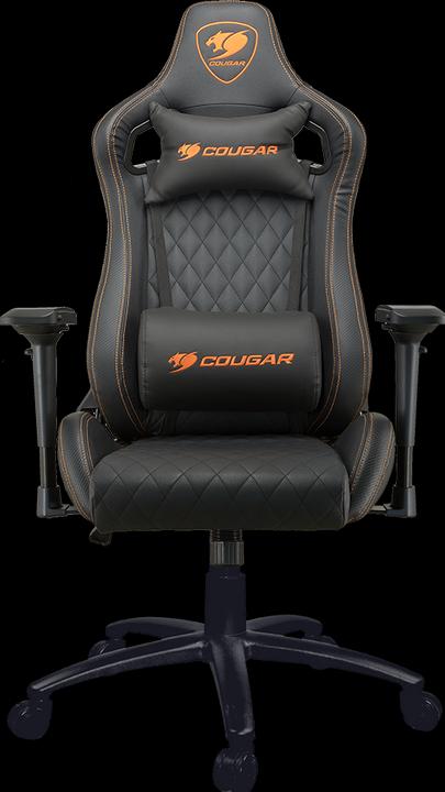 Actual product image Cougar Armor S Black 3MASBNXB.0001 Gaming chair ARMOR S Black/ Adjustable Design/Black/Black