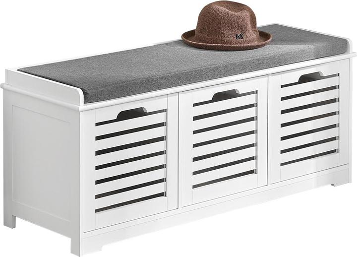 Actual product image SoBuy Schuhbank mit Sitzkissen (105 cm)